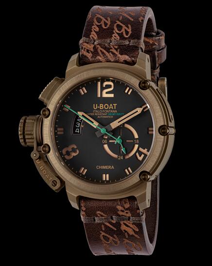 U-BOAT GREEN LINE CHIMERA GREEN BRONZE 8527 Replica Watch